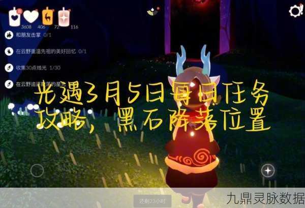 光遇雨林探险指南，揭秘黑石位置，资源获取不再难