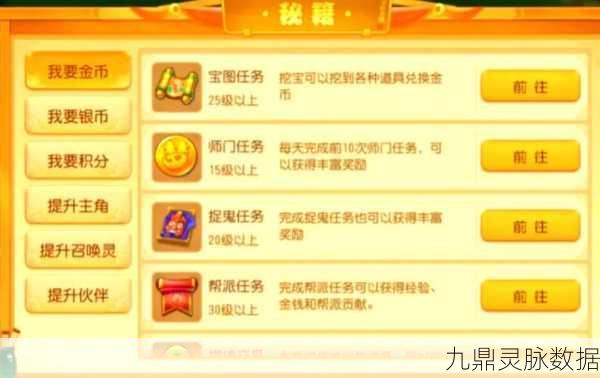 梦幻诛仙手游,金币获取全攻略,助你快速致富