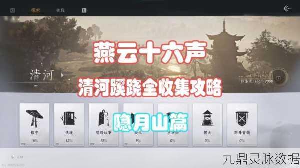 燕云十六声探秘版,隐月山迷雾散开,全新地图攻略助你冒险启程!