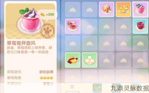 摩尔庄园美食秘籍，草莓奇异旋风制作全攻略