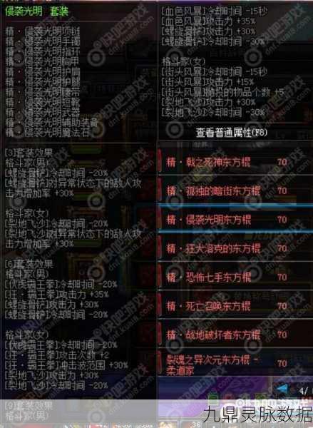 街霸装备大揭秘,高伤特效双加持,助你DNF战场无敌手