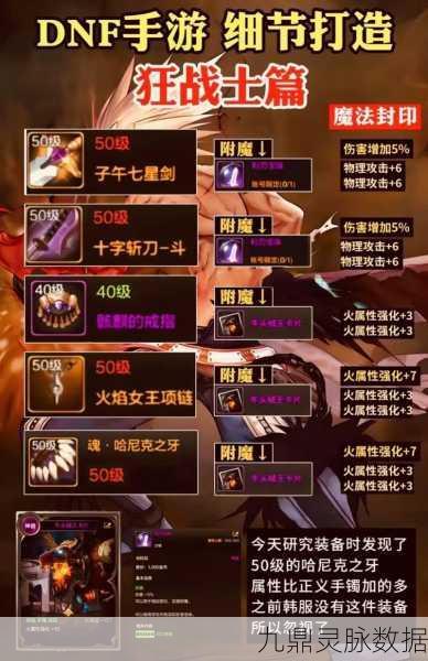DNF属性强化全解析,打造你的专属战斗风格