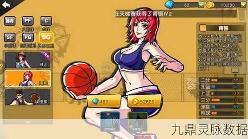 街篮手游上川百合,进攻型PF的闪耀之星