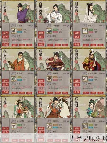 江南百景图王昭君珍宝搭配全攻略