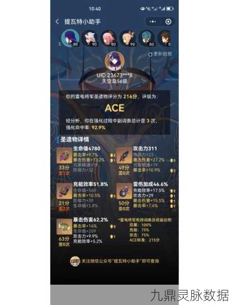 原神雷神角色深度攻略,圣遗物搭配与实战心得全揭秘
