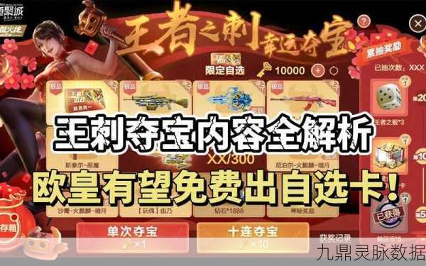 CF手游王者之刺获取全攻略，幸运夺宝必中技巧大公开