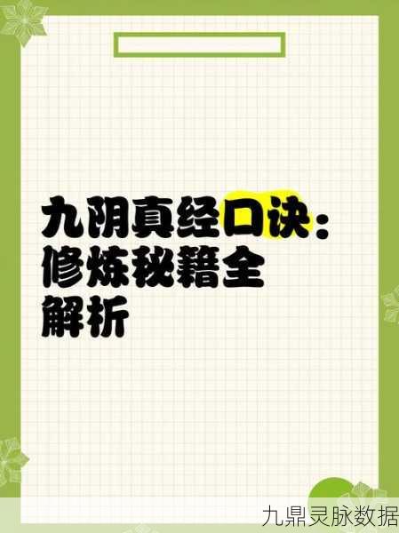 九阴真经囤货策略，解锁江湖中的财富秘籍