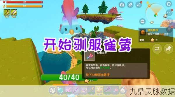 迷你世界雀莺驯服秘籍与攻略详解，解锁空岛新伙伴