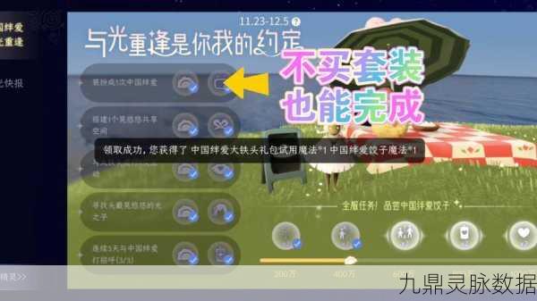 光遇奇遇，中国绊爱礼包解锁全攻略，专属装扮等你探索