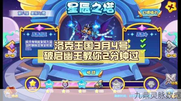洛克王国星辰塔圣尊武王,战斗策略与技巧全揭秘