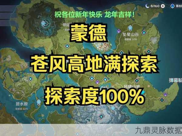原神苍风高地探索全揭秘,100%探索成就达成宝典