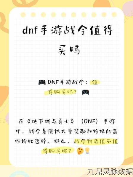 DNF手游战令性价比深度剖析,买不买?看这里!
