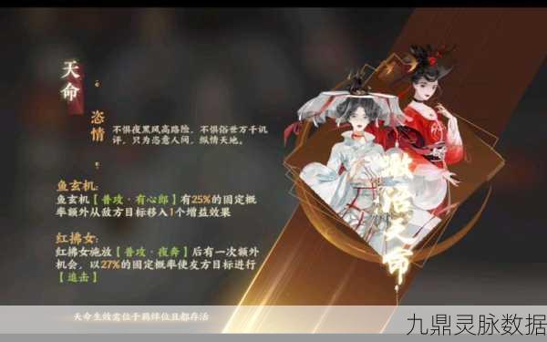 忘川风华录红拂女,技能深度剖析与灵器队伍搭配全攻略