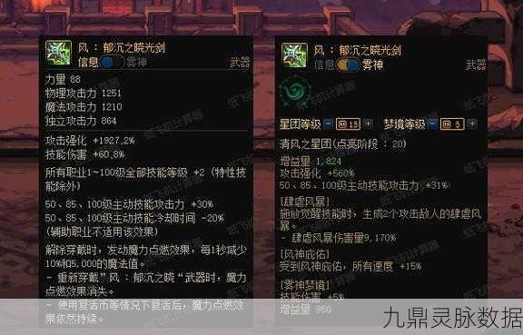 DNF专家雾神,揭秘武器选择的终极奥秘