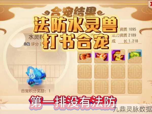 梦幻西游手游,青铜兽合宠全攻略,打造你的专属耐攻神宠