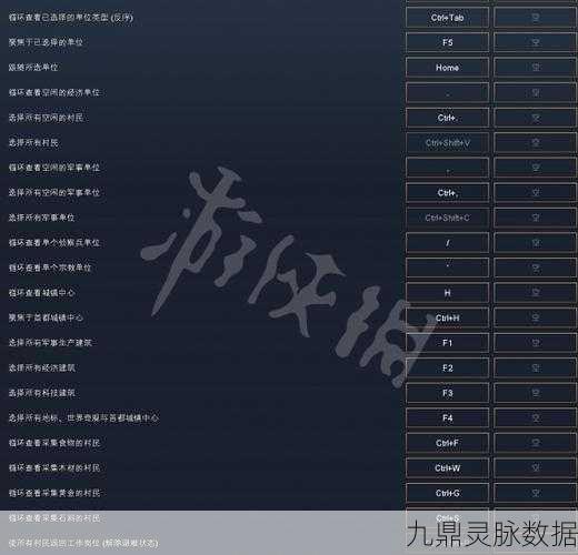 帝国时代 4 全方位攻略,快捷键使用技巧大揭秘