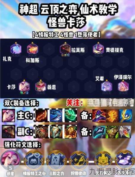 云顶之弈，揭秘最新黑鸟贾克斯阵容，打造无敌强力组合