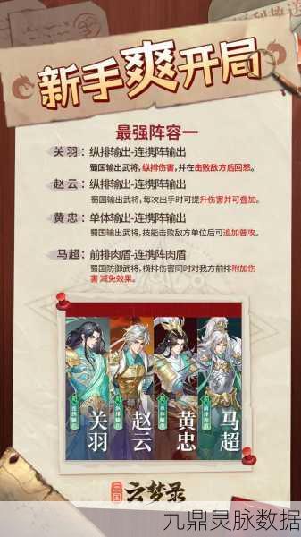 三国云梦录蜀国阵容全攻略,称霸沙场的致胜秘诀