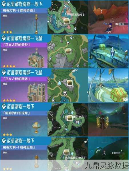 原神探索之旅,纪念品商店的珍藏寻宝图