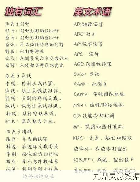 王者荣耀收割术语全解析