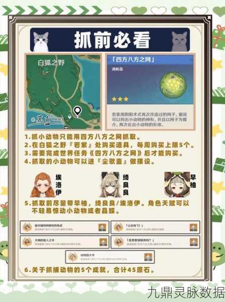 原神救出小动物任务全攻略，步骤、技巧与注意事项