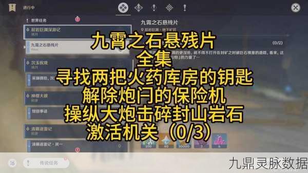 原神火药库房探秘,两把钥匙位置全攻略