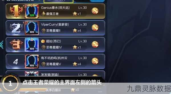 王者荣耀,解锁地区排名,彰显你的荣耀地位