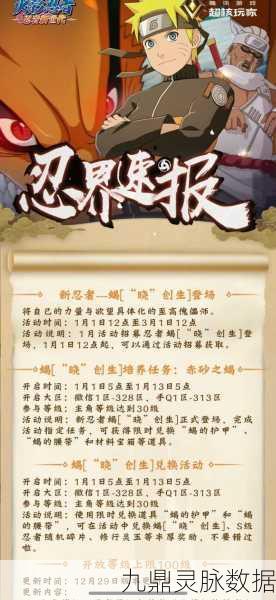 火影忍者OL震撼更新,风神南降临忍考257,极限挑战等你来战!