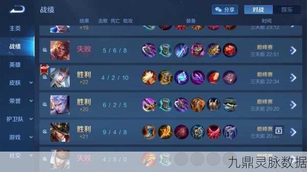 王者荣耀非好友战绩揭秘,轻松查阅历史对战记录