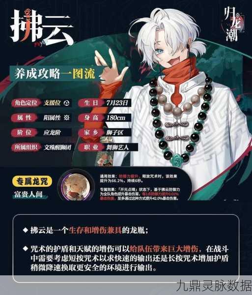 归龙潮拂云深度探索，追风哥哥强度与特色全解析