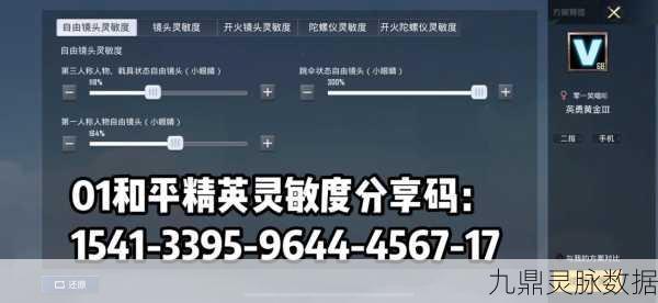 和平精英灵敏度调整秘籍,找到你的专属战斗节奏