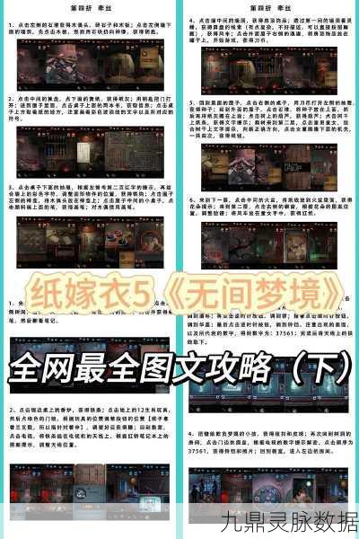 纸嫁衣5无间梦境，第二章与第五章深度攻略解析