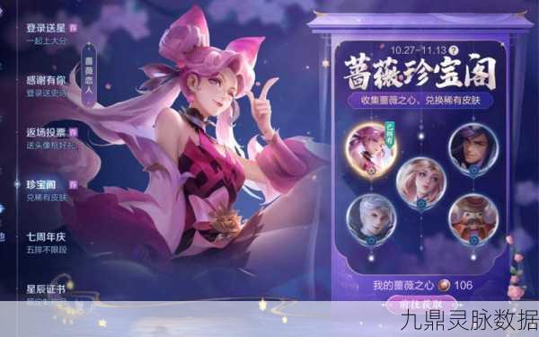 王者荣耀蔷薇珍宝阁开启时间大揭秘，珍稀皮肤等你珍藏！