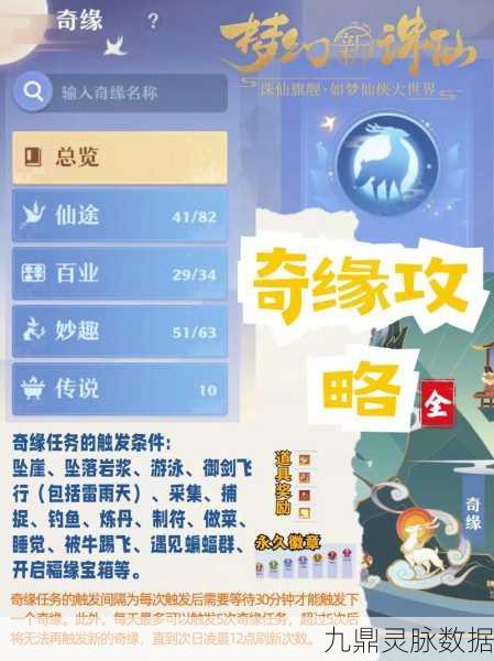 梦幻新诛仙哲公子奇缘解锁秘籍，全面触发方式大揭秘