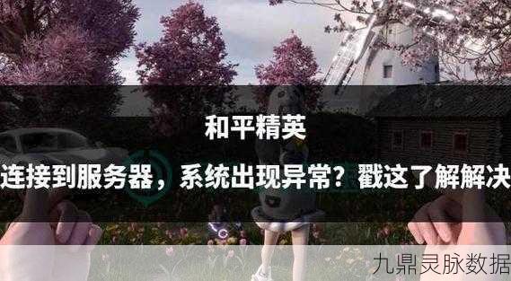 和平精英连接服务器无响应?这些方法帮你解决!