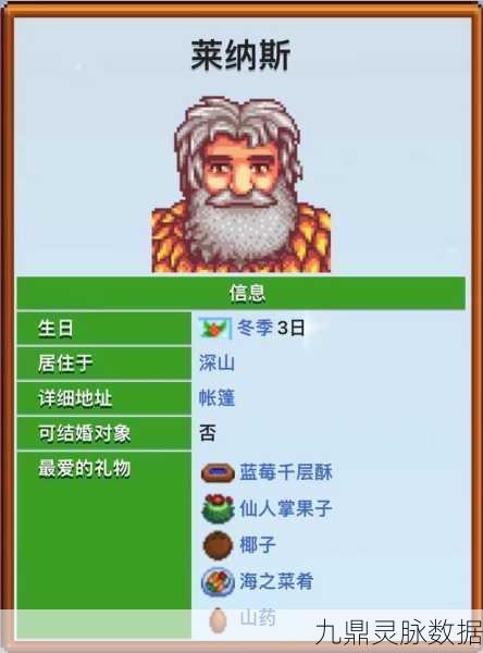 星露谷物语探索,揭秘莱纳斯的神秘居所