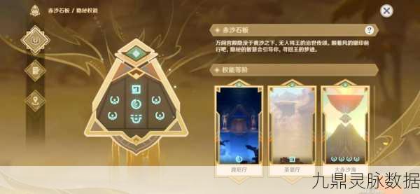 原神须弥沙漠探秘，黄金梦乡系列之沙海迷踪深度解析