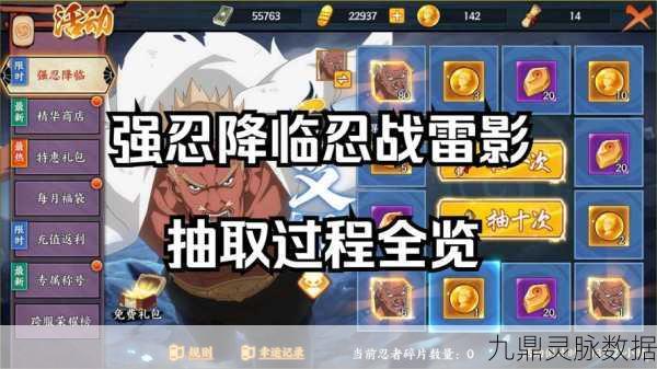 火影忍者OL强忍降临,点券消耗与价格揭秘