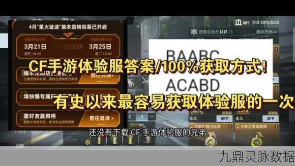 穿越火线核心体验服申请全攻略,资深玩家必看