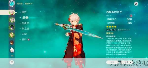 原神枫原万叶四星武器精选,解锁你的战斗新姿势!