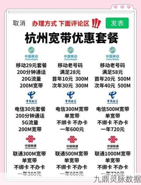 王者之路，宽带助力！电信联通宽带套餐深度对决