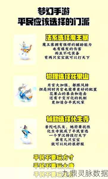 梦幻西游手游，职业选择全攻略，助你驰骋三界