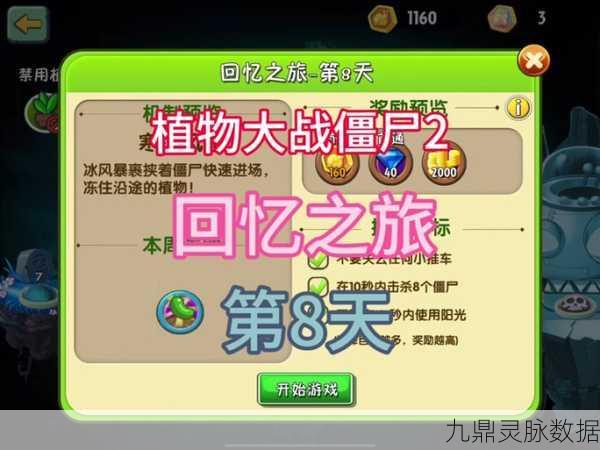 植物大战僵尸2回忆之旅第8关通关秘籍