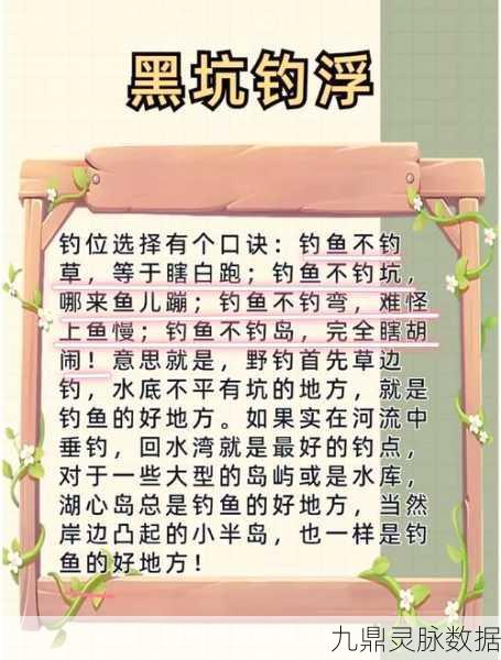 桃源深处有人家，钓鱼技巧与乐趣全解析
