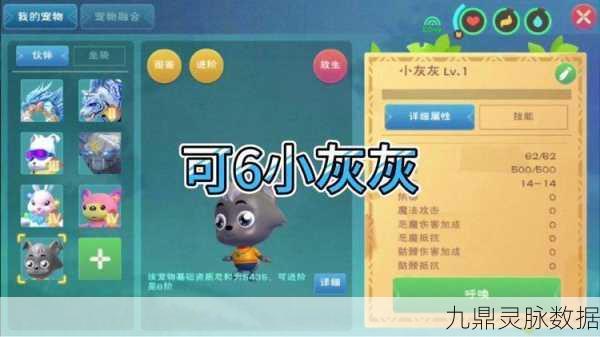 小灰灰技能全解析，共赴创造与魔法的奇幻之旅