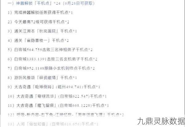 烟雨江湖千机塔笔记,解锁通关秘籍