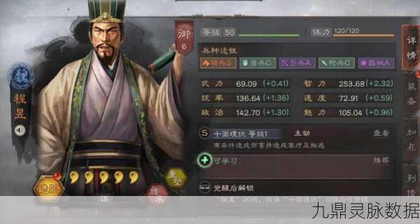 三国志战略版程昱开荒能力深度剖析