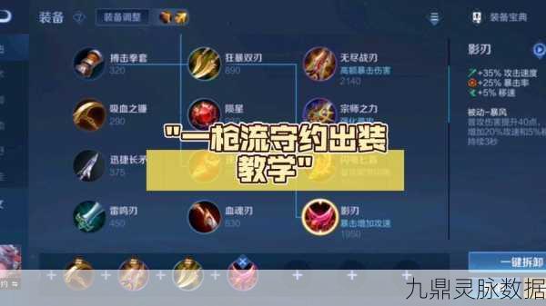王者荣耀百里守约四无尽出装，效用与玩法深度剖析