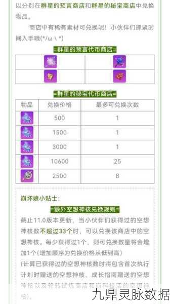 崩坏学园2,揭秘星灵碎片的奇妙用法