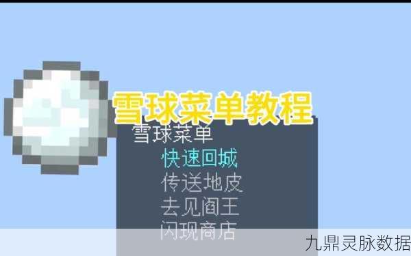 我的世界雪球获取秘籍，打造你的冰雪奇缘
